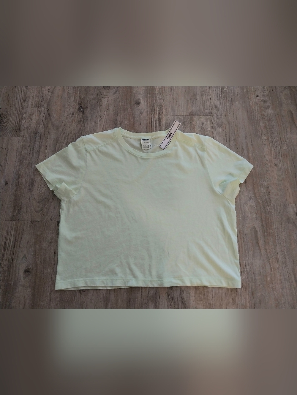 PINK Victoria's Secret Light Mint Short Sleeve Tee
